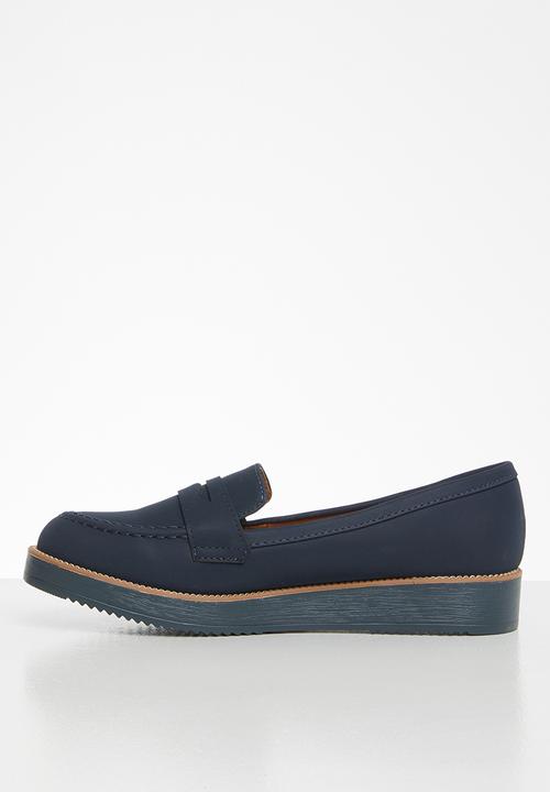 Jada - Flatform loafer - navy