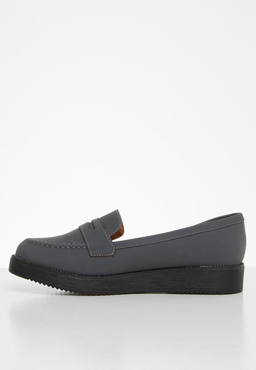 Jada - Flatform loafer - grey