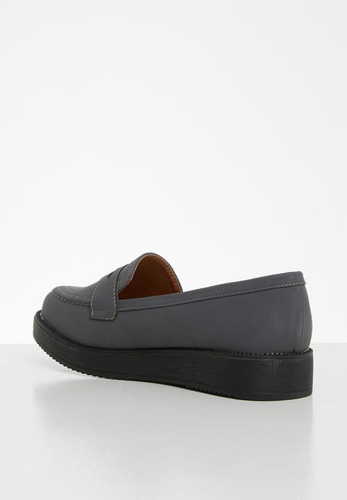 Jada - Flatform loafer - grey