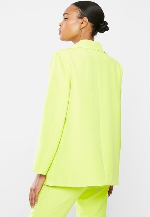 Missguided - Boyfriend blazer - lime
