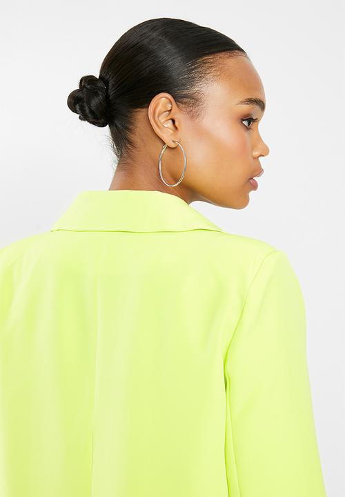 Missguided - Boyfriend blazer - lime