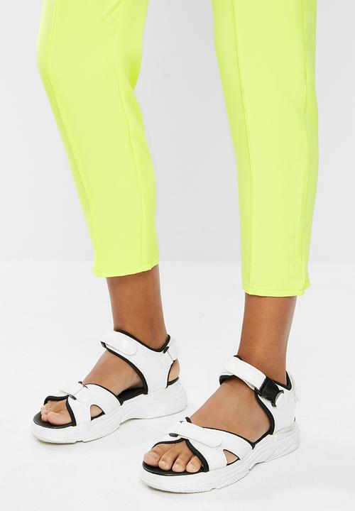 Missguided - Co ord belted cigarette pants - lime