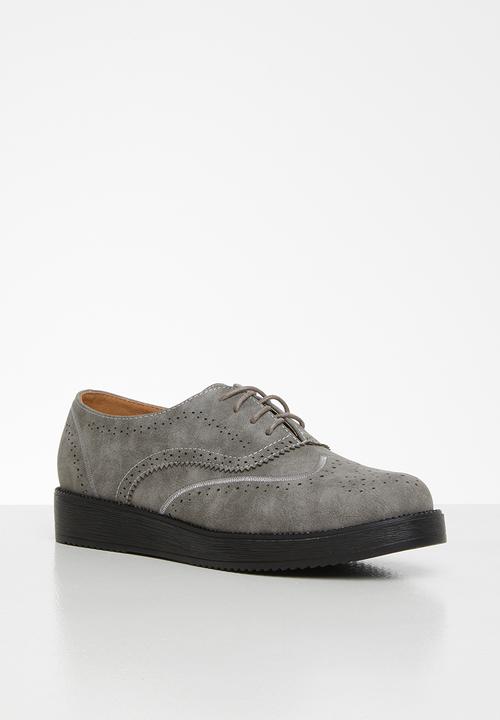 Jada - Flatform brogue - grey