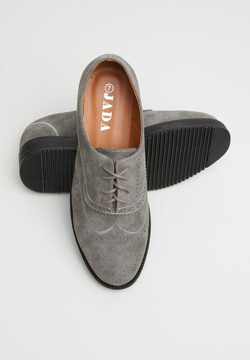 Jada - Flatform brogue - grey
