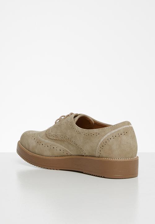 Jada - Flatform brogue - beige