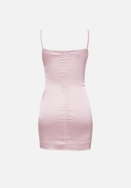 Missguided - Petite satin slip dress - lilac