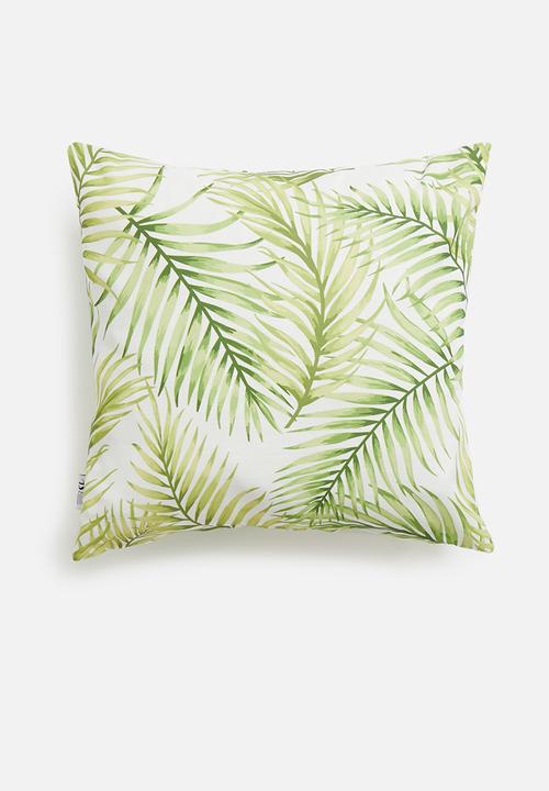 Sixth Floor - Tropic cushion cover - green