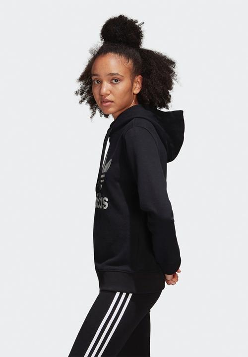 adidas Originals - Trefoil tracktop - black & white