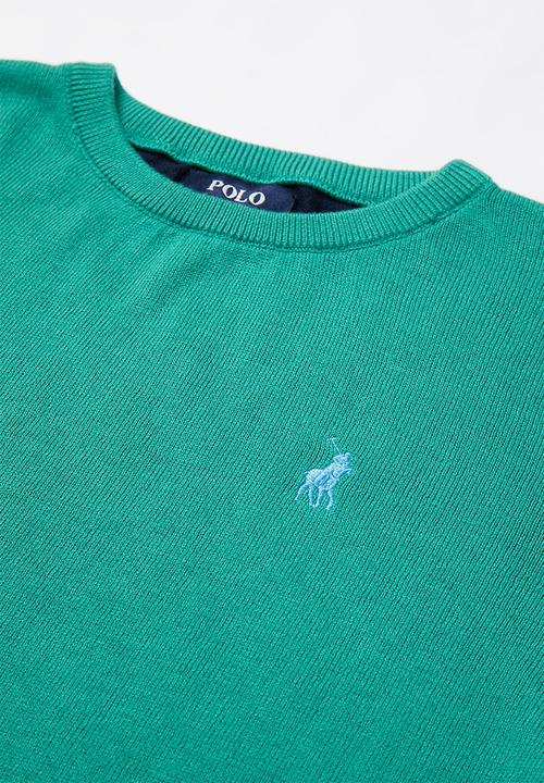POLO - Boys Jason colour blocked pullover - green