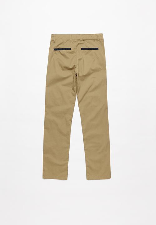 POLO - Boys Logan chino - stone