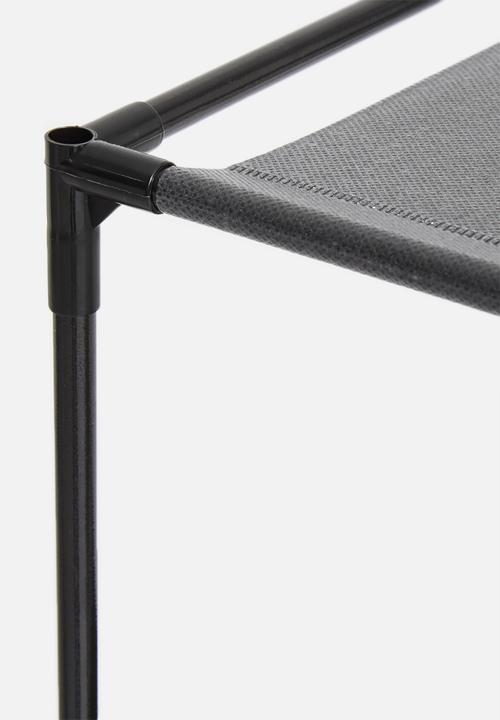 Sixth Floor - Storage shelf 6 compartments - black 