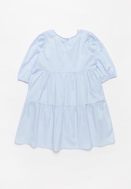 Superbalist Kids - Girls tiered dress - blue
