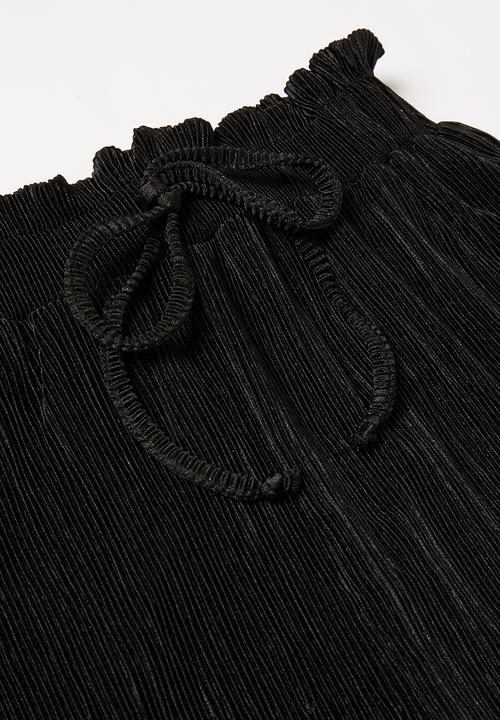 Superbalist - Pleated culotte - black