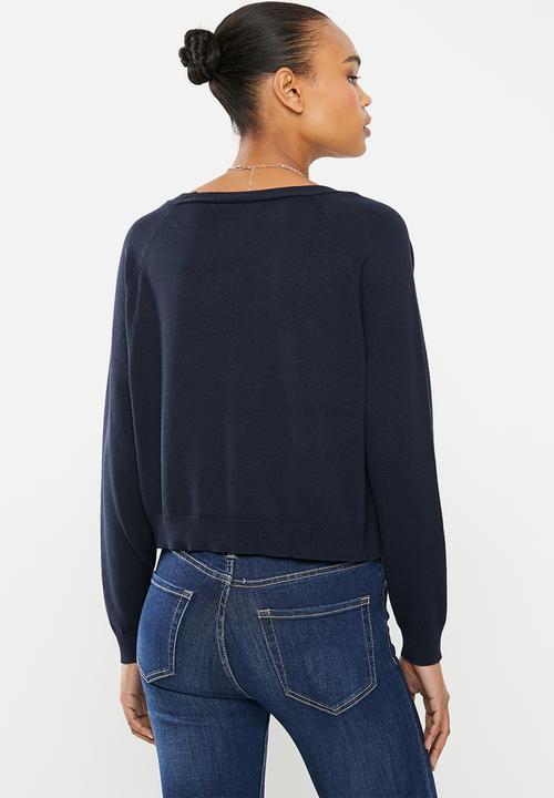 ONLY - Cecilia long sleeve cardi - night sky