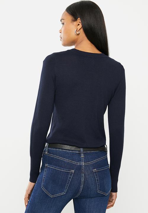 ONLY - Cecilia long sleeve pullover - night sky