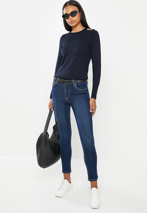ONLY - Cecilia long sleeve pullover - night sky