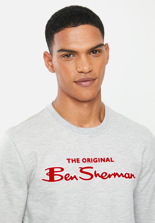 Ben Sherman - Ben sweatshirt crew - grey