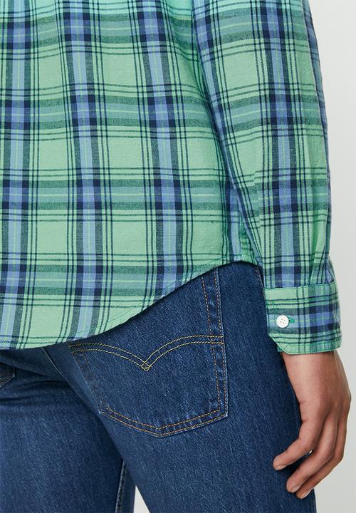 Levi’s® - Classic 1 pocket standard shirt - green & blue 