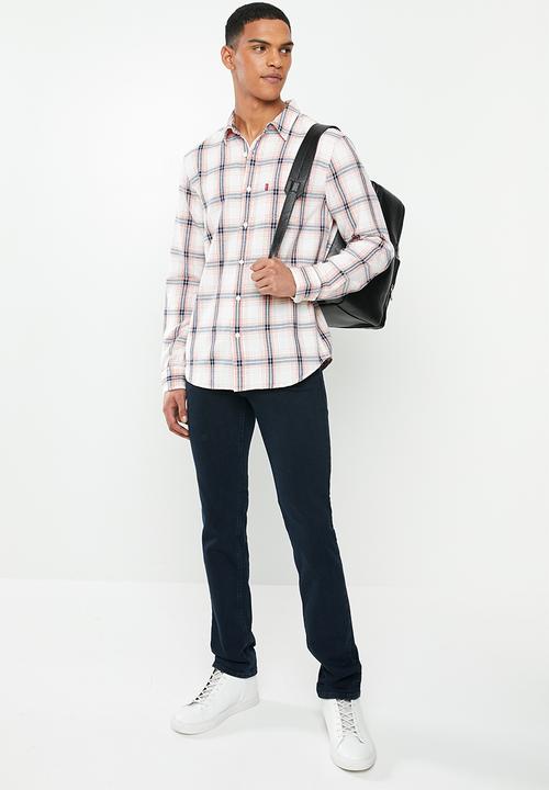 Levi’s® - Classic 1 pocket standard shirt - pink & navy 