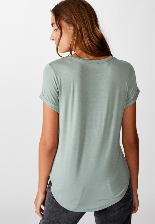 Cotton On - Kathleen short sleeve top - chinois green