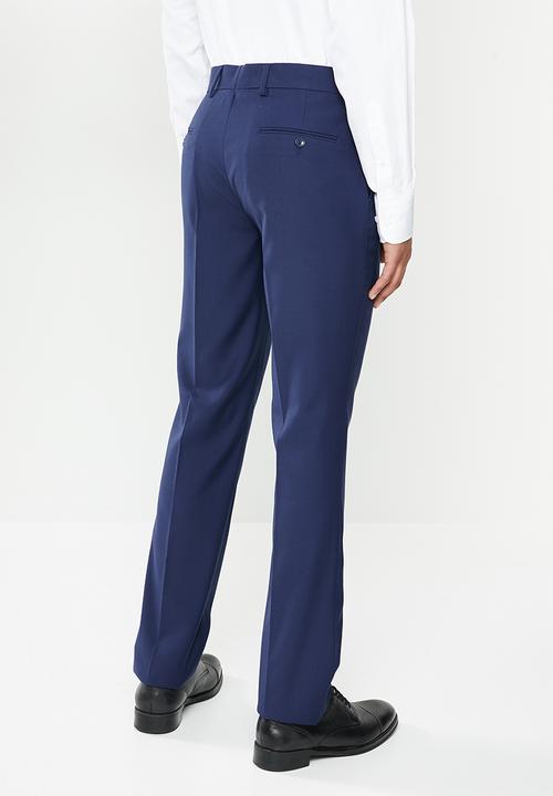 POLO - Classic custom fit formal trouser - blue