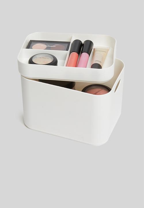 Bathroom Solutions - Make up organiser - white