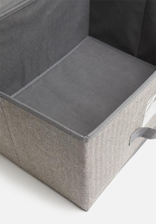 Storage Solutions - Foldable storage with lid - grey