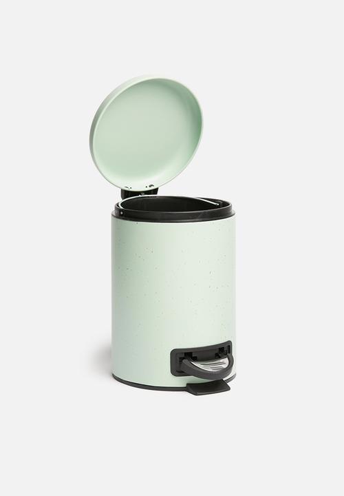 Bathroom Solutions - Speckle mini pedal bin 3L - mint