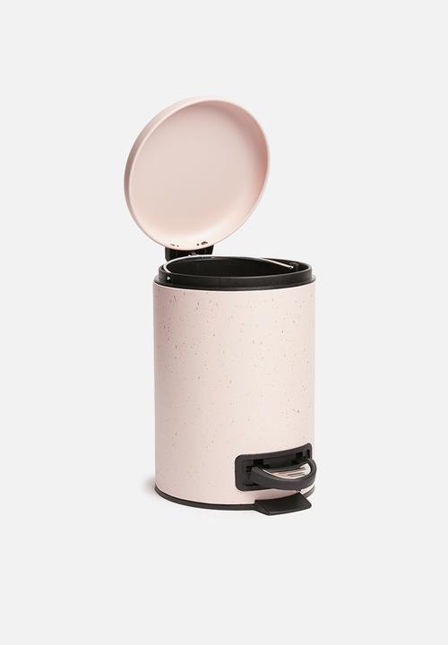 Bathroom Solutions - Speckle mini pedal bin 3L - pink