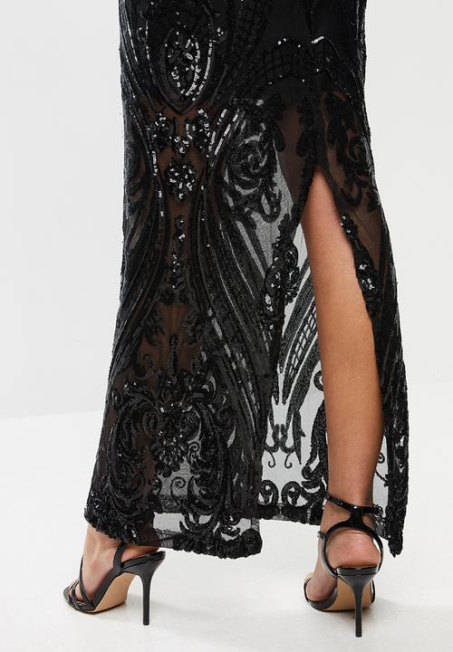 SISSY BOY - Romance long sleeve maxi - black