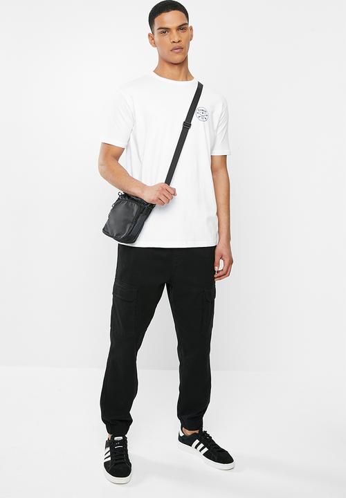 Element - Crossed short sleeve tee - white