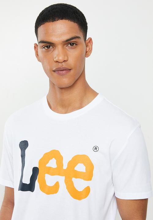 Lee  - Lee logo tee - white