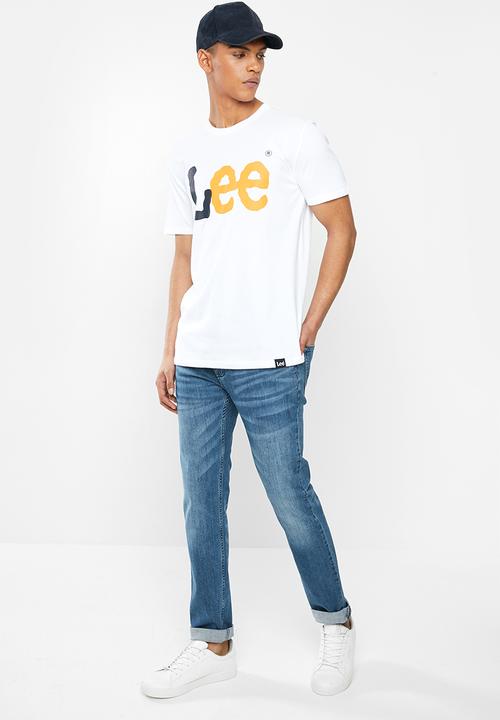 Lee  - Lee logo tee - white
