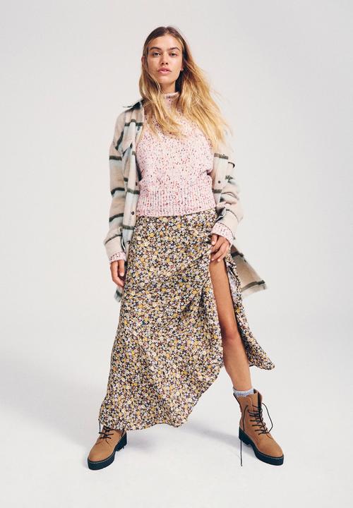 Cotton On - Tahli midi skirt - liz multi floral black
