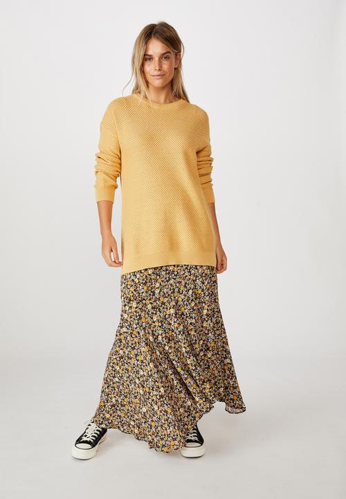Cotton On - Tahli midi skirt - liz multi floral black