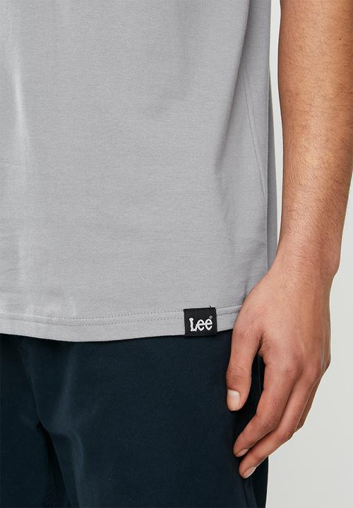 Lee  - Lee logo tee - grey