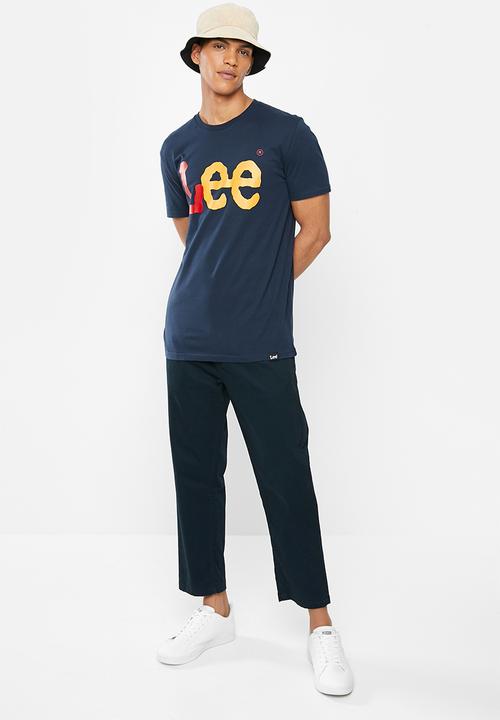 Lee  - Lee logo tee - navy