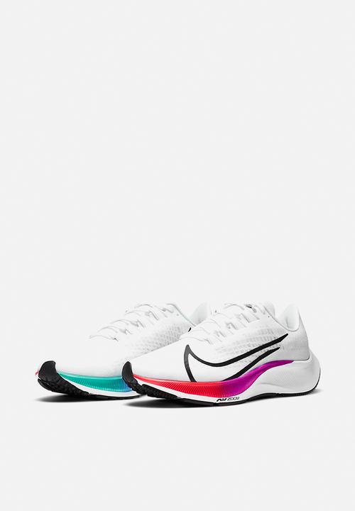 Nike - Air Zoom Pegasus 37 - white  /flash crimson-hyper violet