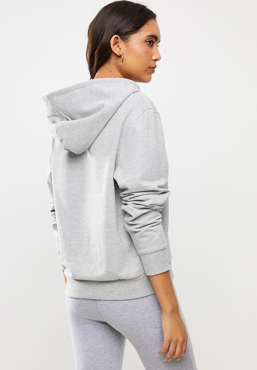 GUESS - Long sleeve bling active hoodie - grey 