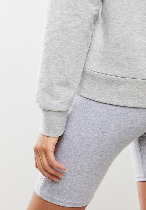 GUESS - Long sleeve bling active hoodie - grey 