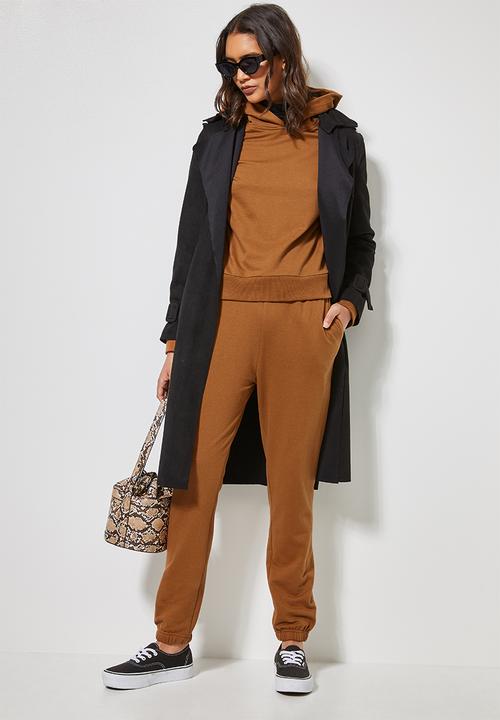 Superbalist - Track pants - tobacco