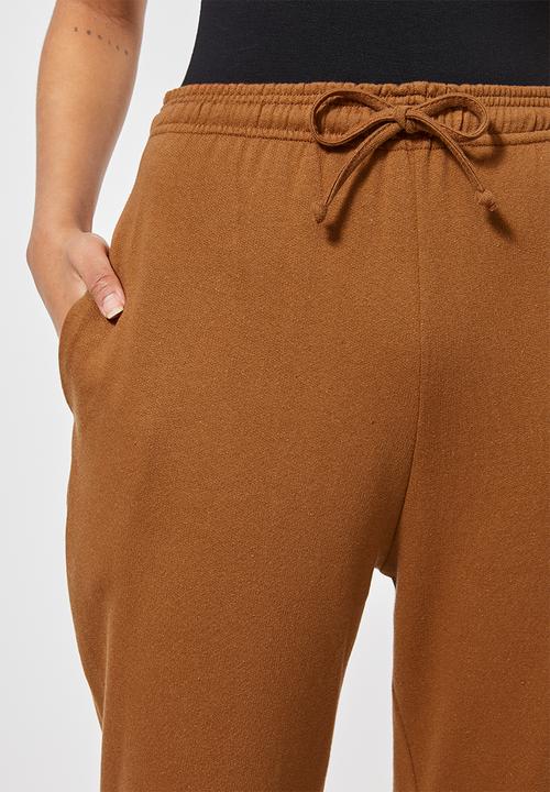 Superbalist - Track pants - tobacco