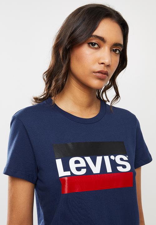 Levi’s® - Perfect graphic tee good logo - blue