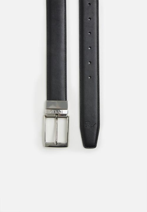 POLO - Lancaster reversible belt - black & brown 