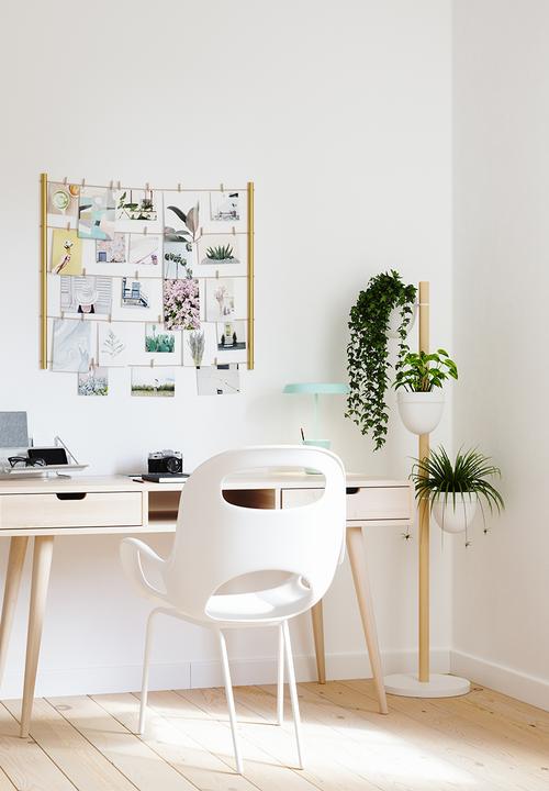 Umbra - Floristand planter - white