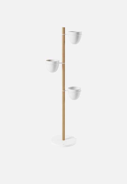 Umbra - Floristand planter - white