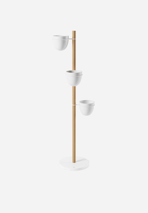 Umbra - Floristand planter - white