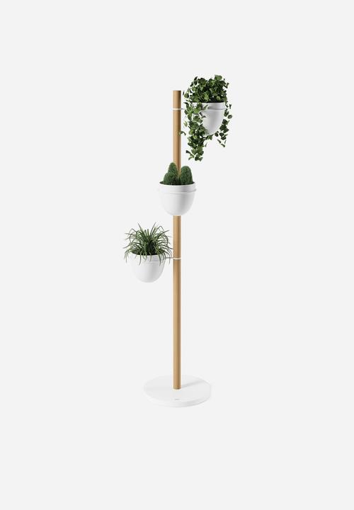 Umbra - Floristand planter - white