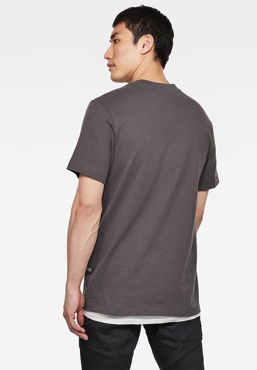 G-STAR - Box logo ebro gr tee - grey