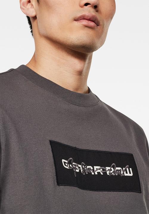 G-STAR - Box logo ebro gr tee - grey
